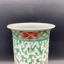 Famille Vert Chinese Porcelain Brush Pot Vase Qing 19th Century Image 7