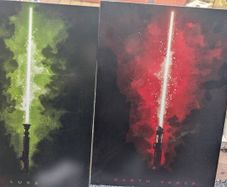 2 Star Wars Lightsaber Matte Displates