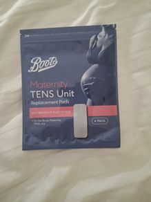 Maternity TENS machine pads from Boots