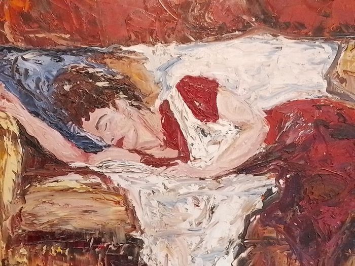 Declan Marry Silent Moments Large Oil Painting