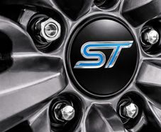 4 x Ford ST Centre Caps (Blue) Free Post