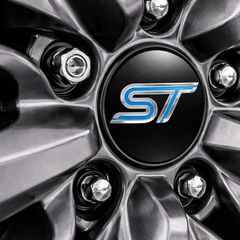 4 x Ford ST Centre Caps (Blue) Free Post