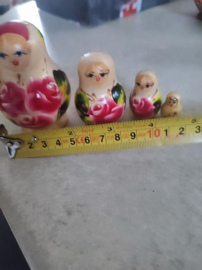 Matryoshka doll  Hand Painted Russian Dolls set of 4