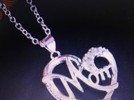 main image for ad Silver Mom Heart Pendant