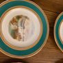 Price drop hand painted  Irish scenes of Ireland vintage  Rare set of Victorian hand painted dessert plates Irish landscape scenes Image 4