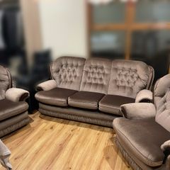 Sofa and two armchairs