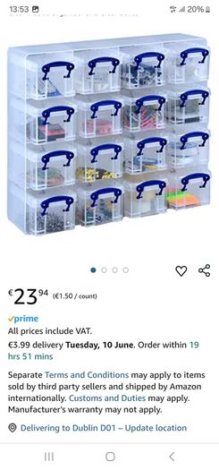 Storage boxes set