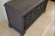 Antique painted Mile Chest x 2