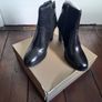 High Heel Leather & Suede Ankle Boots Image 3