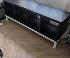 Kallax - IKEA Storage Shelf - 4 Unit with Metal Stand