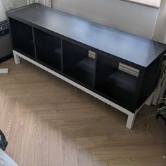 Kallax - IKEA Storage Shelf - 4 Unit with Metal Stand