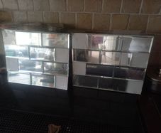 mosaic  mirrored tiles