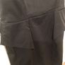Classic Black Warehouse Peplum Dress size 6 Image 3