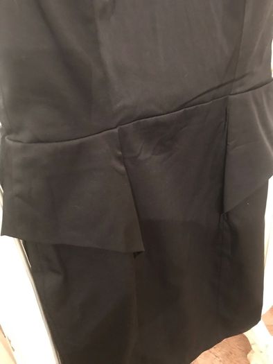 Classic Black Warehouse Peplum Dress size 6