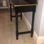 Vintage Black and Gilt hall table Image 3