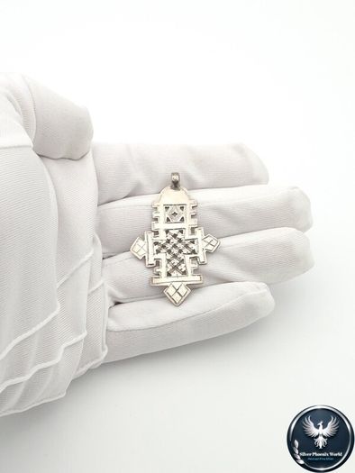 925 Silver Vintage Ethiopian Handmade Pendant