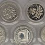 Great Britain Silver Proof 1984 1999 2007 2005 2004 2006 2003 1999 2002 1 Pound Silver Coins in Original Capsules Image 5