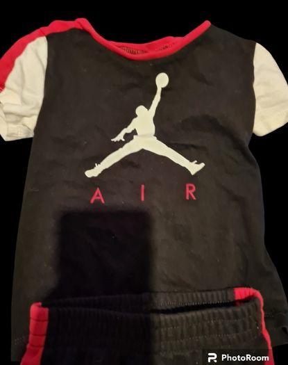 boys air jordan t shirt and joggers set