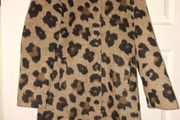 Stunning animal print elegant coat from Next, size 10 yo