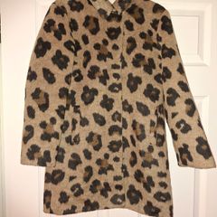 Stunning animal print elegant coat from Next, size 10 yo