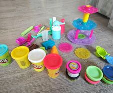 mixed play-doh bakery playset