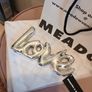 Contemporary love silver ceramic sign Image 3