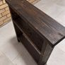 Rustic Wood Bathroom Storage in Vintage Black Image 4