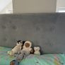 Fabric Grey Base & Headboard Image 2