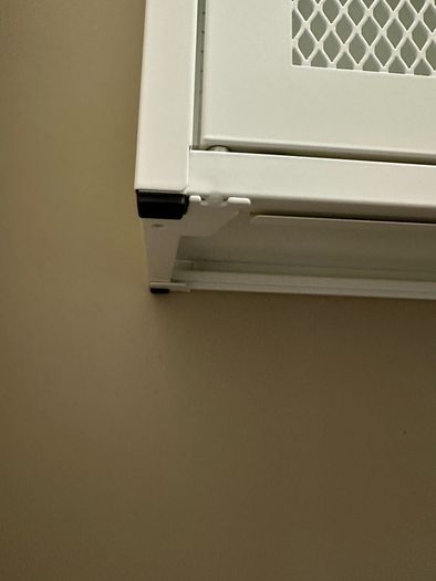 Ikea Metal Ivar white cabinet