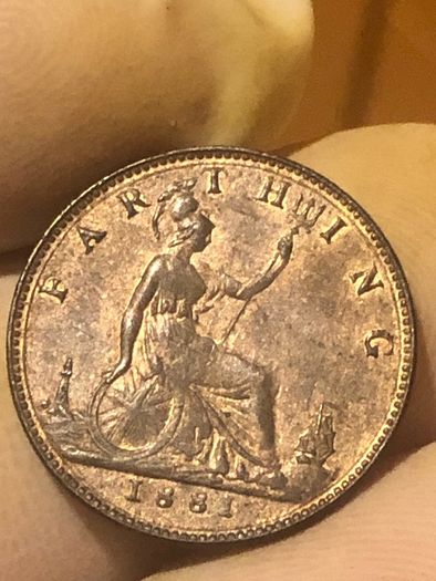 1881 Farthing Victoria