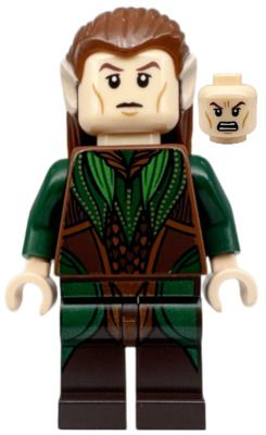Lego Mirkwood Elf - Dark Green Outfit