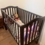 baby elegance dark brown cot Image 3