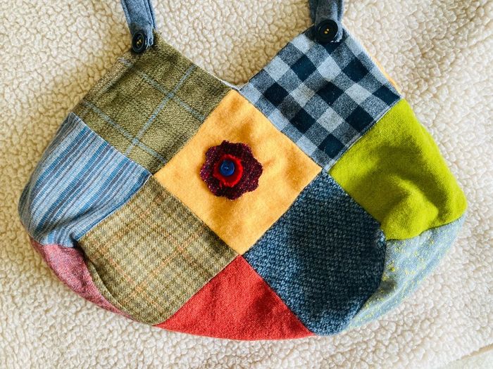 boho style handmade bag