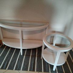 Set of 2 console table and coffee table