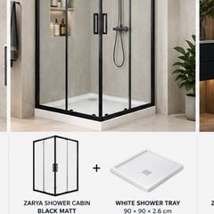 Shower Bundle Matt Black