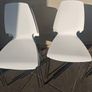 6 IKEA Vilmar stackable chairs - white Image 9