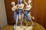 Vintage Alabaster 3 Graces Goddesses from Sandro Botticelli's Painting Primavera
