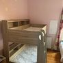 Orion Bunk Bed with Oak Effect, Shelves & Storage Drawer Image 6