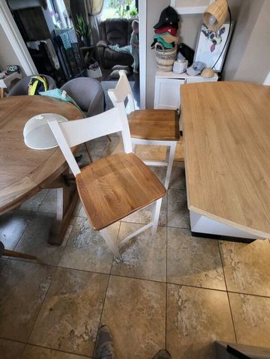 Kitchen Island + Bar Stools