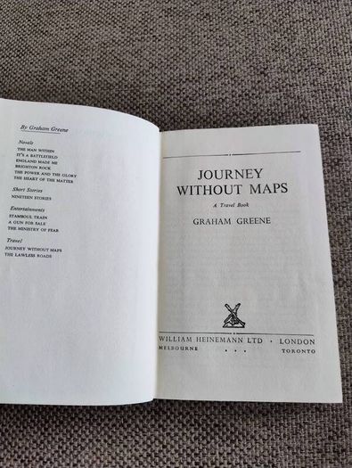 Graham Greene Journey Without Maps 1950 hardback with dustcover in good condition with some signs of wear on the dustcover see photos FREE STANDARD POSTAGE INCLUDED