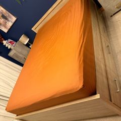 Wooden Bed With Drawers