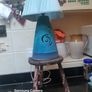 Irish pottery  lamp Image 2