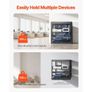 10U Open Frame Network Rack, 585 mm Depth, Wall Mounted or Floor Standing Server Rack, Heavy Duty 4 Post, with Vented Shelves & Mounting Hardware Image 4