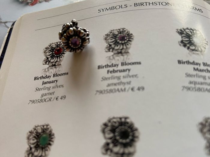 Pandora charm February Birthstone Amethyst New