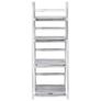 4-Tier Plant Stand Grey 43x33x113 cm Wood Image 4