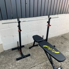 Weights Bench Racks and Bar