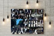 The Beatles Abbey road printed Wall picture 3mm foamex board printed picture on it wall board wall decor wall art picture