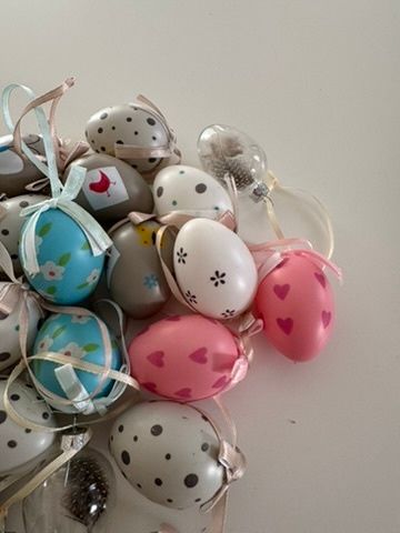 Lot of Easter Egg Ornaments