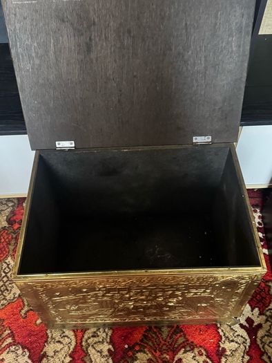 brass coal storage unit read full ad
