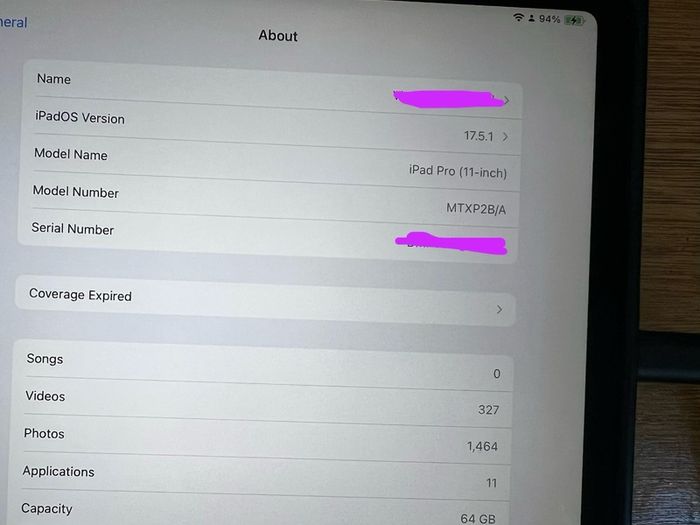iPad Pro 11 inches (2018) with Apple Pencil - 64GB